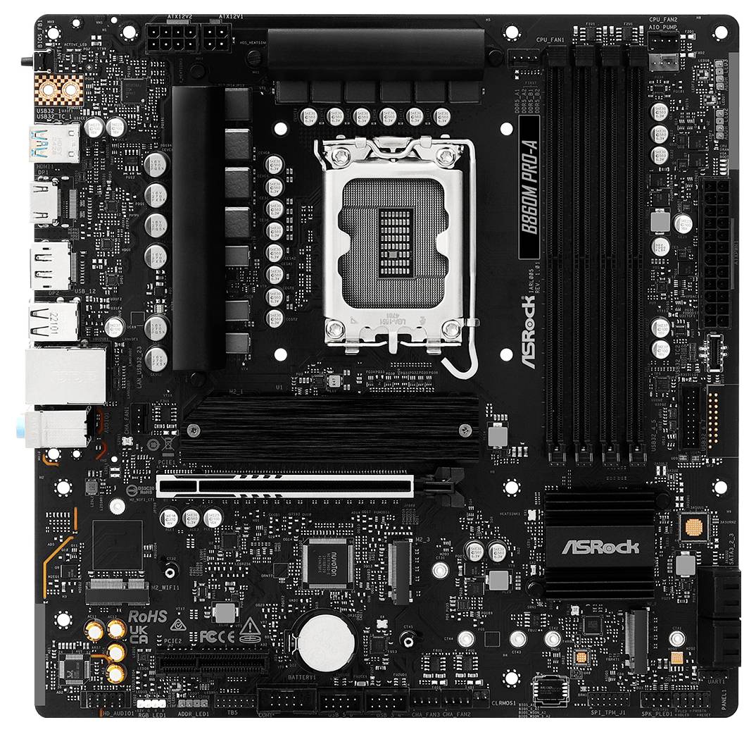 ASRock B860M Pro-A Mainboard Sockel (PC) Intel® LGA 1851