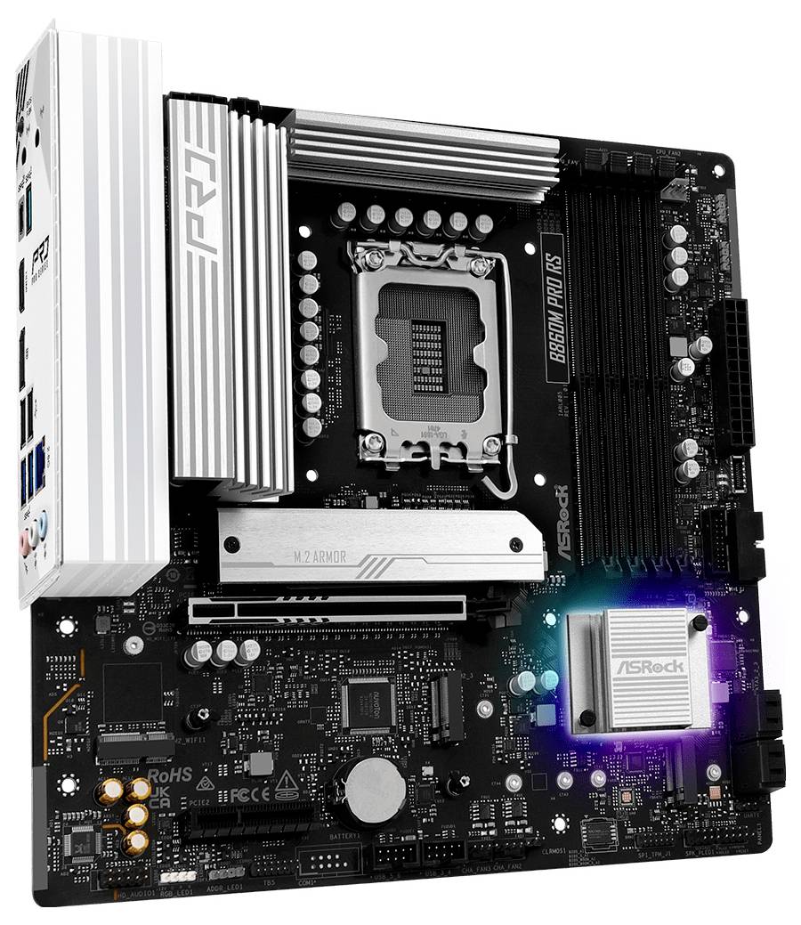 ASRock B860M Pro RS Mainboard Sockel (PC) Intel® LGA 1851