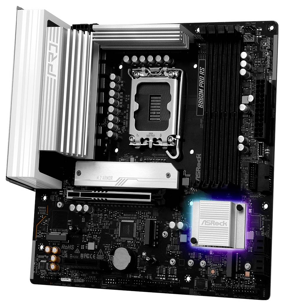 ASRock B860M Pro RS Mainboard Sockel (PC) Intel® LGA 1851