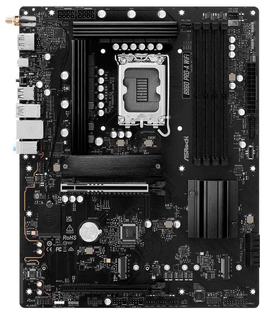 ASRock B860 Pro-A WiFi Mainboard Sockel (PC) Intel® LGA 1851 Formfaktor (Details) ATX