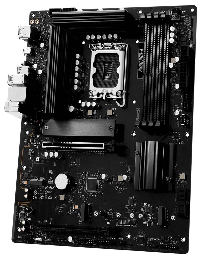 ASRock B860 Pro-A Mainboard Sockel (PC) Intel® LGA 1851 Formfaktor (Details) ATX