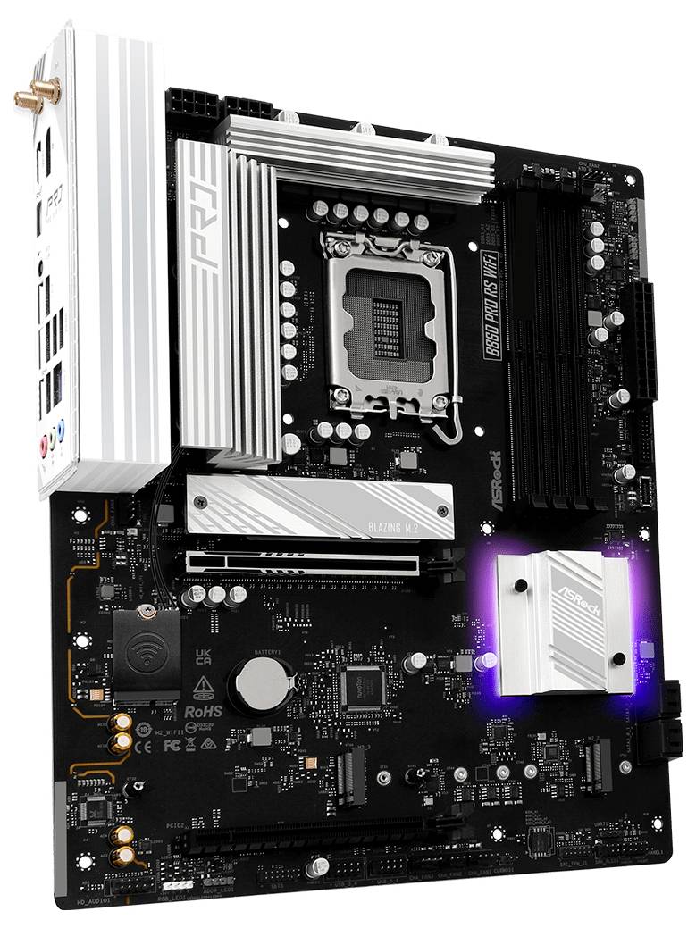 ASRock B860 Pro RS Wifi Mainboard Sockel (PC) Intel® LGA 1851 Formfaktor (Details) ATX