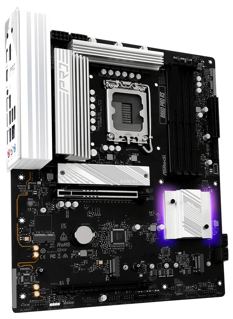 ASRock B860 Pro RS Mainboard Sockel (PC) Intel® LGA 1851 Formfaktor (Details) ATX