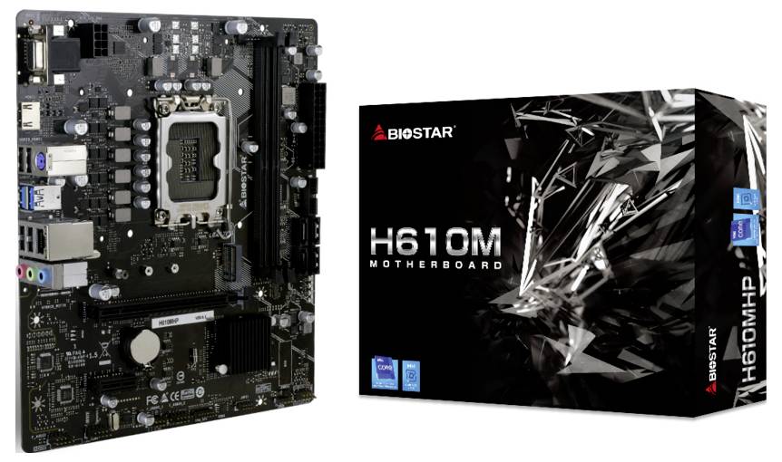 BioStar H610MHP 2.0 Mainboard Sockel (PC) Intel® 1700 Formfaktor (Details) Micro-ATX Mainboard-Chipsatz Intel® H610