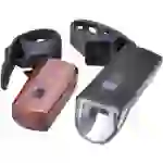 Filmer Fahrradbeleuchtung Set 30 LUX LED batteriebetrieben Schwarz Filmer Fahrradbeleuchtung Set 30 LUX LED batteriebetrieben Schwarz