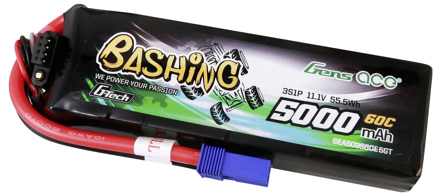 Gens ace Modellbau-Akkupack (LiPo) 11.1 V 5000 mAh Softcase EC5