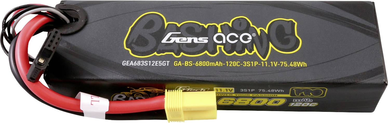 Gens ace Modellbau-Akkupack (LiPo) 11.1V 6800 mAh Hardcase EC5