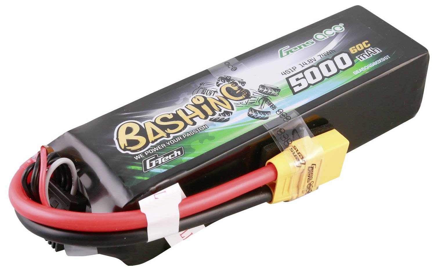 Gens ace Modellbau-Akkupack (LiPo) 14.8 V 5000 mAh Block XT90