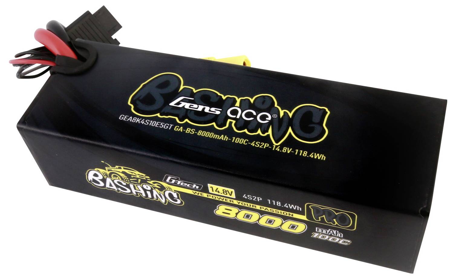 Gens ace Modellbau-Akkupack (LiPo) 14.8V 8000 mAh Hardcase EC5