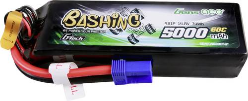 Gens ace Modellbau-Akkupack (LiPo) 14.8 V 5000 mAh Block EC5