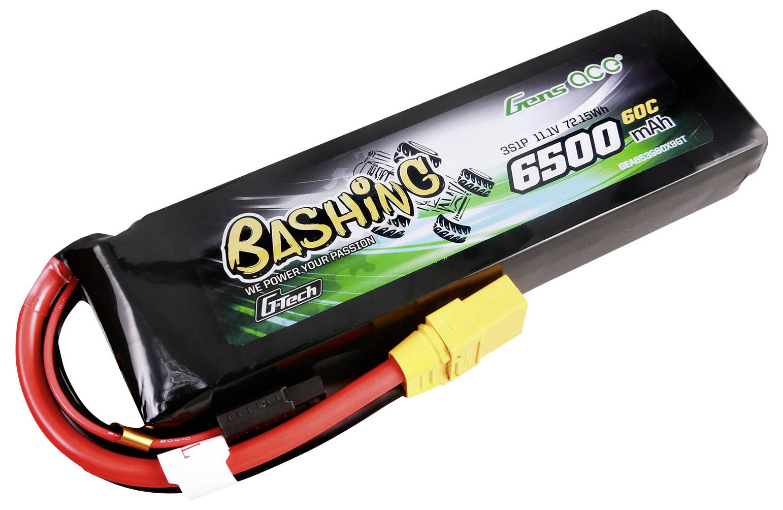 Gens ace Modellbau-Akkupack (LiPo) 11.1 V 6500 mAh Hardcase XT90