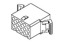 Molex Stiftgehäuse-Kabel 39-03-3157 Bulk