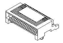 Molex Einbau-Buchsenleiste (Standard) 75586-0007 Tape on Full reel