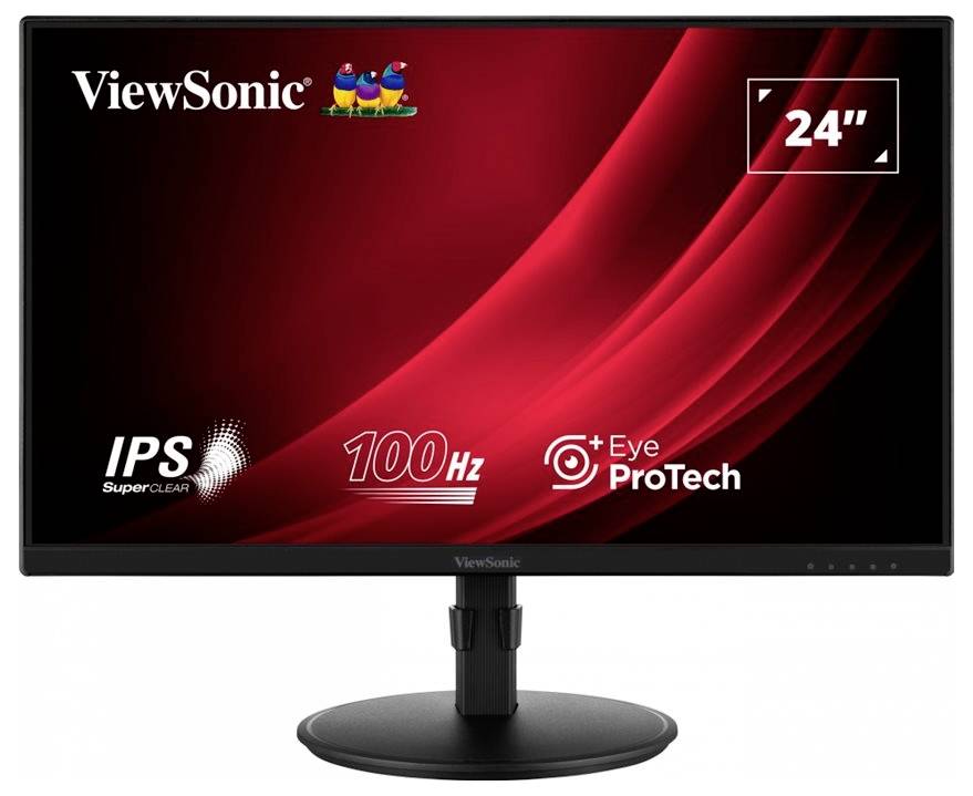 Viewsonic VG2408A LED-Monitor EEK E (A - G) 60.5cm (23.8 Zoll) 1920 x 1080 Pixel 16:9 5 ms HDMI®, DisplayPort, Audio, stereo