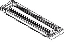 Molex Mezzanine-Steckverbinder 503304-2440 Tape on Full reel