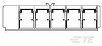 TE Connectivity Einbau-Buchsenleiste (Standard) 787613-1 Tray