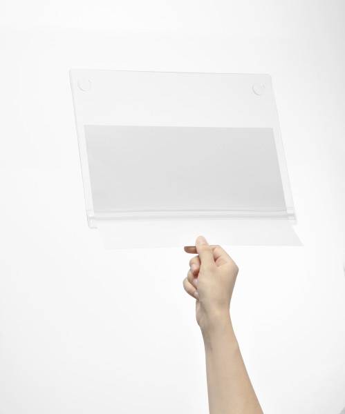 Durable 501619 Plakathalter Transparent (B x H x T) 247 x 325 x 0.6mm 1 x DIN A4