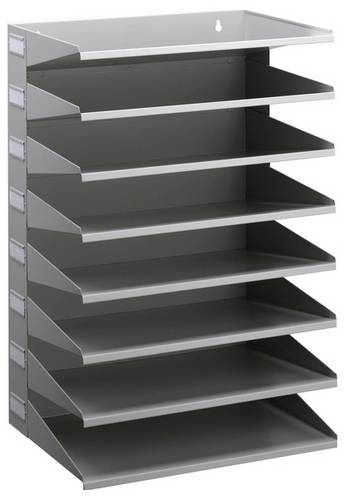 Durable Sortierablage 336110 Grau DIN A4 Anzahl der Fächer: 8