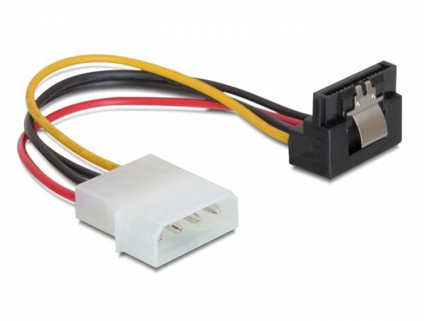 Delock Strom Anschlusskabel 15cm Mehrfarbig
