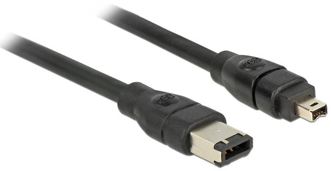 Delock FireWire Anschlusskabel [1x Firewire (400) Stecker 4pol. - 1x Firewire (400) Stecker 6pol.] 3m