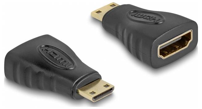 Delock 65244 HDMI Adapter [1x HDMI-Stecker C Mini - 1x HDMI-Buchse]