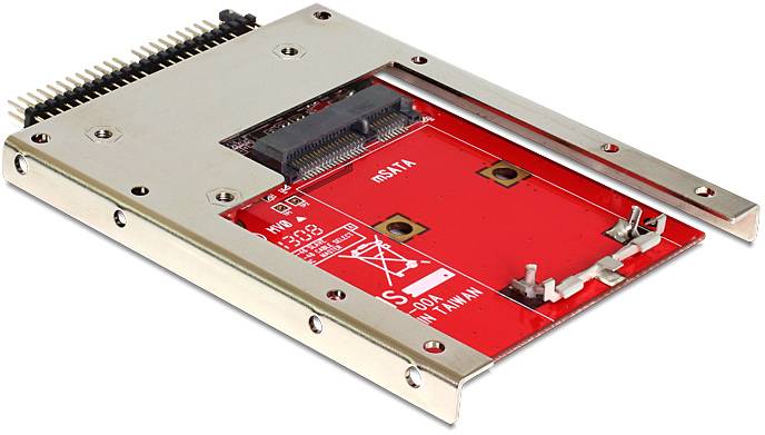 Delock 62495 Schnittstellen-Konverter [1x IDE-Stecker 44pol. - 1x mSATA]