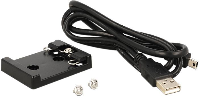 Delock 62502 1+1 Port Konverter [1x Mini USB 2.0 - 1x D-SUB-Stecker 25pol.]