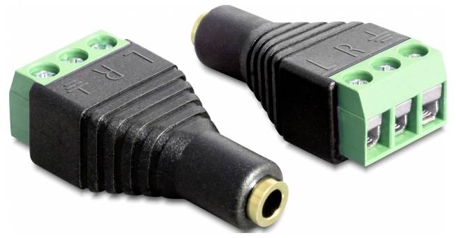 Delock 65455 Klinken-Adapter Adapter 3.5mm 1St.