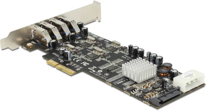 Delock 89365 PCI-Express Karte USB-A (USB 3.2 Gen 1) PCIe