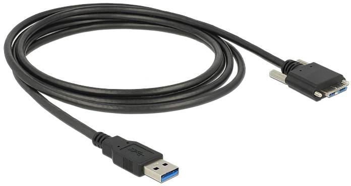 Ein USB-Kabel, das an einem Ende einen USB-Stecker und am anderen Ende einen VGA-Stecker hat, wird häufig zur Verbindung von Geräten genutzt.