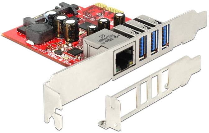 Delock 89382 PCI-Express Karte RJ45 PCIe