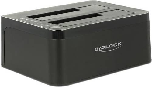 Delock 62661 SATA 6 Gb/s, DC-Buchse 3.5 mm Festplatten-Dockingstation
