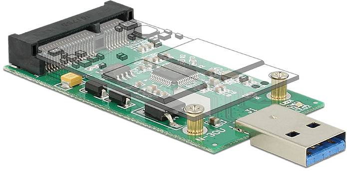 Delock 62681 Schnittstellen-Konverter [1x USB 3.0 - 1x mSATA]