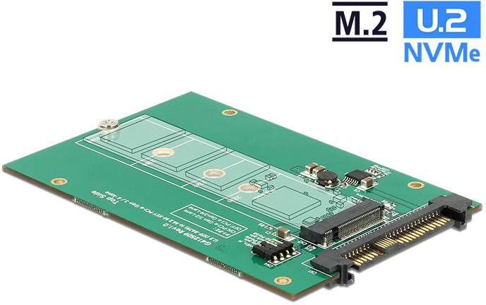 Delock 62696 Schnittstellen-Konverter [1x U.2 - 1x M2]