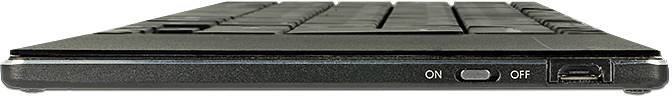 Delock 12454 Funk, Kabellos Tastatur Deutsch, QWERTZ Schwarz