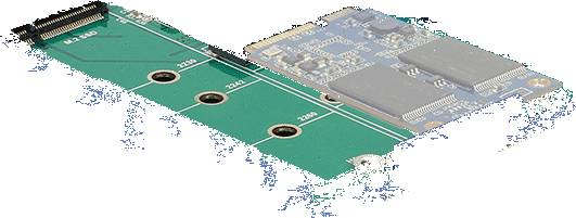 Delock 62731 Schnittstellen-Konverter [1x Micro USB - 1x M2, mSATA]