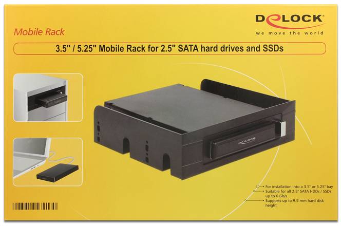 Delock 47213 Festplatten-Wechselrahmen SATA
