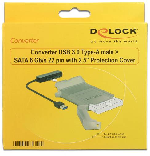 Delock 62742 Schnittstellen-Konverter [1x USB 3.0 - 1x SATA]