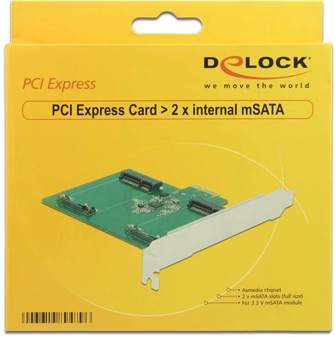 Delock 89479 PCI-Express Karte mSATA PCIe