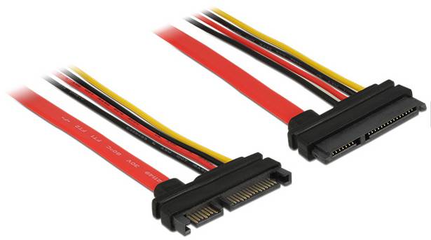 Delock Festplatten Anschlusskabel 10cm Mehrfarbig