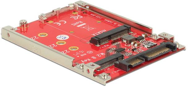 Delock 62859 Schnittstellen-Konverter [1x SATA - 1x M2, mSATA]