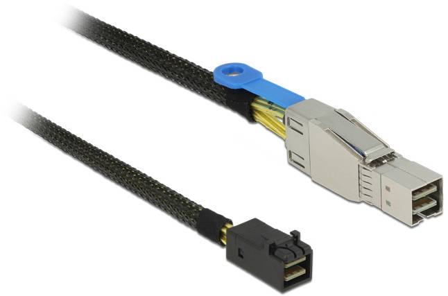 Delock Festplatten Anschlusskabel [1x Mini-SAS-Stecker (SFF-8644) - 1x Mini-SAS-Stecker (SFF-8643)] 1m