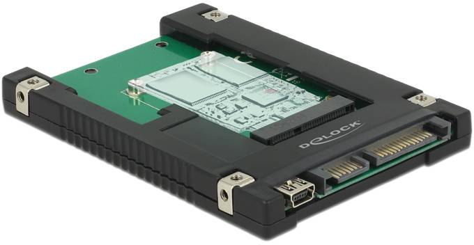Delock 62853 Schnittstellen-Konverter [1x SATA, USB 2.0 - 1x mSATA, Mini-PCI-Express]