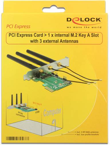 Delock 89568 PCI-Express Karte M.2 PCIe