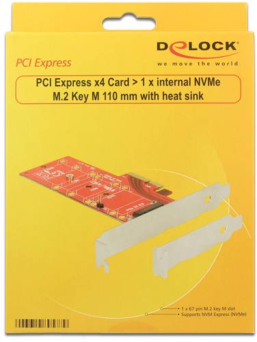 Delock 89577 PCI-Express Karte M.2 PCIe