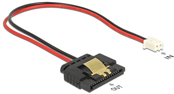 Delock Festplatten Anschlusskabel 20cm Mehrfarbig