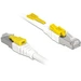 Delock 85332 RJ45 Netzwerkkabel, Patchkabel CAT 6a S/FTP 2.00m Weiß 1St. Delock 85332 RJ45 Netzwerkkabel, Patchkabel CAT 6a S/FTP 2.00m Weiß 1St.