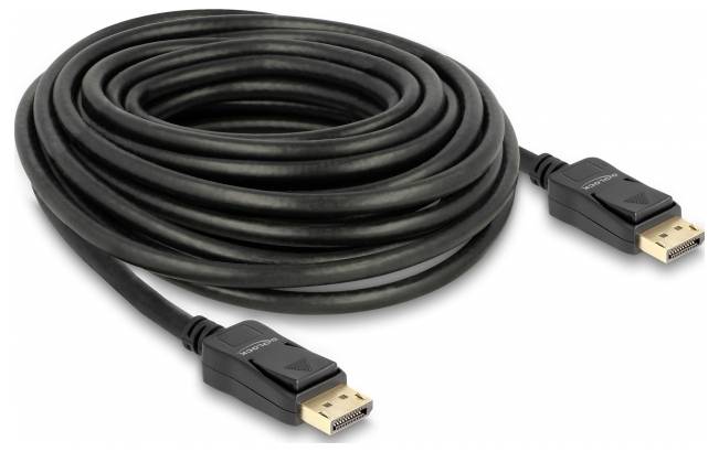 Schwarzes DisplayPort-Kabel