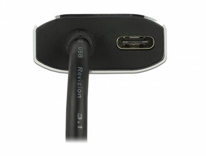 'USB 3.1 Kabel und Anschluss' zeigen moderne Konnektivitätstechnologie.