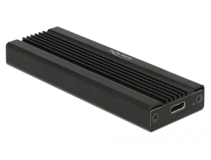 Delock 42600 M.2 SSD-Gehäuse USB-C®, M.2 10 GBit/s M.2 PCIe NVMe 2280, 2260, 2230, 2242 42600
